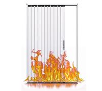 Sxlawesom Puerta corredera de Aluminio Puerta Plegable con Cerradura, Impermeable e ignífuga Aislamiento térmico, Ideal para Dormitorio, baño, Cocina y Oficina(White Right,760x1010mm)