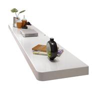 Sxlawesom Soporte de TV Flotante Mueble para Equipos audiovisuales de Montaje en Pared, Estante Flotante para Debajo del televisor(Blanco,100x24x2.5cm)