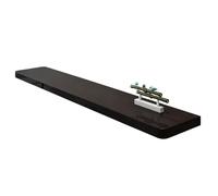 Sxlawesom Soporte de TV Flotante Mueble para Equipos audiovisuales de Montaje en Pared, Estante Flotante para Debajo del televisor(Black,100x24x2.5cm)