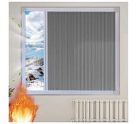 Sxlawesom Ventana corrediza Plegable Persianas y Cortinas Sella y Mantiene la Temperatura de la Ventana Parabrisas Invisible para balcón Sin Necesidad de perforar(800x1350mm)