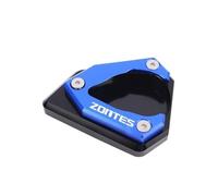 SXLOYTBZ Motocicleta Costado Soporte Lateral para ZONTES 310R 310M 310T 310x Accesorios Almohadilla De Soporte Lateral Marco Lateral Almohadilla De Pie Pequeña Base De Soporte Lateral