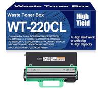 SXLXYOF Caja de tóner Residual WT-220 ompatible Contenedor de residuos WT-223CL para Brother MFC-9140CDN MFC-9150CDN MFC-9330CDW MFC-9340CDW MFC-9350CDWI MFC-L3750CDW,WT 220 lack-1PC