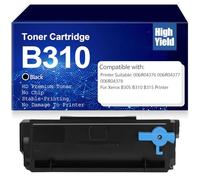 SXLXYOF Cartucho de tóner Compatible B310 006R04376 006R04377 006R04378 Cartuchos de tóner sin Chip de Alto Rendimiento para Xerox B305 B310 B315 Impresora,B310 Black-1PC
