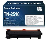 SXLXYOF Cartucho de tóner TN2510 Compatible para Brother HL-L2400DW L2400DWE L2445DW L2447DW DCP-L2620DW L2627DW L2627DWE L2660DW L2665DW MFC-L2800DW L2827DW L2835DW y L2860DW.,TN2510 Black-1PC