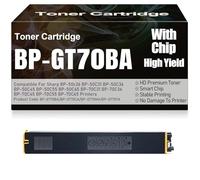 SXLXYOF Cartuchos de tóner BP-GT70 Negro Amarillo Magenta Cian compatibles BP-GT70BA BP-GT70CA BP-GT70MA BP-GT70YA para Sharp BP-50c26 50C31 50C36 50C45 50C55 50C65 70C31 70C36,Yellow-BP GT70