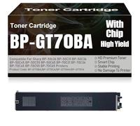 SXLXYOF Cartuchos de tóner BP-GT70 Negro Amarillo Magenta Cian compatibles BP-GT70BA BP-GT70CA BP-GT70MA BP-GT70YA para Sharp BP-50c26 50C31 50C36 50C45 50C55 50C65 70C31 70C36,Black-BP GT70