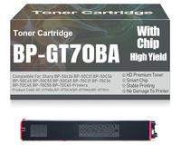 SXLXYOF Cartuchos de tóner compatibles BP-50c26 BP-50C31 BP-50C36 BP-50C45 BP-50C55 BP-50C65 BP-70C31 BP-70C36 BP-70C45 Tóner para Sharp BP-GT70BA BP-GT70CA BP-GT70MA BP-GT70YA,Magenta-BP GT70