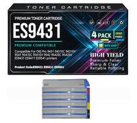 SXLXYOF Cartuchos de tóner ES9411 ES9541 y ES9431 con Chip Alto Rendimiento | Para OKI Pro 9431 9431EC 9431EV 9541 9541EC 9541EV 9542 9542EC 9542EV Impresoras,4Pack-ES9431
