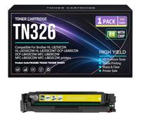 SXLXYOF Cartuchos de tóner HL L8250CDN L8350CDW L8350CDWT TN326BK TN326C