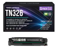 SXLXYOF Cartuchos de tóner HL L8250CDN L8350CDW L8350CDWT TN326BK TN326C
