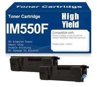 SXLXYOF Cartuchos de tóner IM550F IM600F Tóner Compatible 418477 para Ricoh IM550F IM600F IM600SRF P800 P801 Impresoras con Chip Trabajo de Alto Rendimiento y Alta Capacidad,418477-2PC