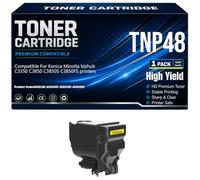 SXLXYOF TNP48 para Konica Minolta bizhub C3350 C3850 C3850S C3850FS Cartuchos de tóner A5X0150 A5X0450 A5X0350 A5X0250 Impresoras con Chip Alto Rendimiento