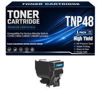 SXLXYOF TNP48 para Konica Minolta bizhub C3350 C3850 C3850S C3850FS Cartuchos de tóner A5X0150 A5X0450 A5X0350 A5X0250 Impresoras con Chip Alto Rendimiento
