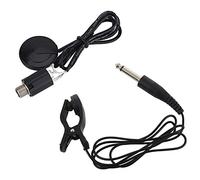 Sxmrmnx 1 clip universal negro para guitarra acústica y 1 juego de transductor piezoeléctrico para guitarra acústica