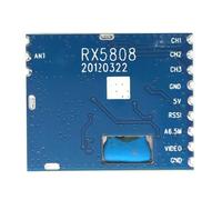 Sxmrmnx 1 mini módulo receptor de audio y vídeo FPV 5.8G inalámbrico RX5808 para helicóptero RC FPV
