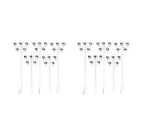 Sxmrmnx 10 lámparas LED de ferrocarril con diseño de torre de iluminación a escala HO de 3 V, accesorios de modelo de diseño de paisaje de construcción