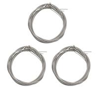 Sxmrmnx 12 cuerdas de bajo, accesorios para bajo, cuerdas de guitarra, chapadas en plata, accesorios de música