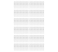 Sxmrmnx 120 mini botellas de 5 ml, mini botella de plástico transparente vacía, botella de perfume recargable de niebla fina, atomizador de perfume