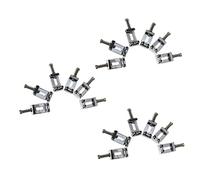 Sxmrmnx 18 sillines cromados de repuesto para puente de trémolo para guitarra eléctrica