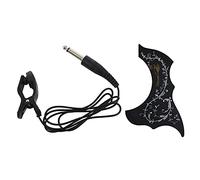 Sxmrmnx 2 accesorios de guitarra: 1 carpeta para pastillas, clip acústico y 1 golpeador para guitarra acústica