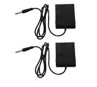 Sxmrmnx 2 interruptores de pedal de sostenimiento de pie de piano electrónicos universales compatibles con teclados de pedal de amortiguador