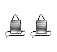 Sxmrmnx 2 paneles Molle para asiento trasero de coche, organizador de panel Molle para coche, SUV, camión, equipo modular para accesorios de herramientas