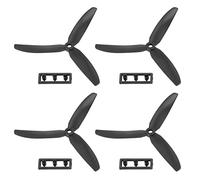 Sxmrmnx 2 pares de hélices de accionamiento directo 5030 de 3 cuchillas CW/CCW para aviones RC (negro)