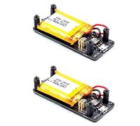 Sxmrmnx 2 placas UPS Lite V1.2 UPS Power HAT con detección de electricidad de batería para Zero Zero W