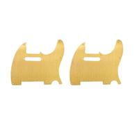 Sxmrmnx 2 protectores de púas de metal dorados de 8 agujeros para reemplazo estándar de golpeador