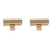 Sxmrmnx 2 supresores profesionales de metal para eliminar el tono del para violonchelo (cobre)