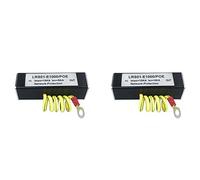 Sxmrmnx 2 x 100/1000 M POE IP Cámara Red POE Switch RJ45 & POE Protector sobretensiones Dispositivo de protección SPD 1000M