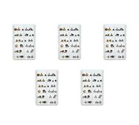 Sxmrmnx 240 piezas de coronas de reloj, impermeables, herramientas de reparación surtidas, con caja