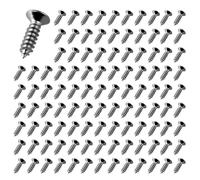 Sxmrmnx 250 tornillos de guitarra y bajo para golpeador de placas de arañazos, color plateado