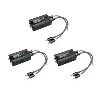 Sxmrmnx 3 aisladores de audio de bucle de , filtro de ruido de audio, supresor de ruido, aislador de señal de audio, reductor de ruido