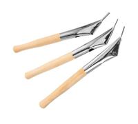 Sxmrmnx 3 herramientas de , herramienta de arcilla, herramientas de escultura de , herramienta batik, kit de herramientas de cerámica, herramienta de bolígrafo, bolígrafo batik de madera