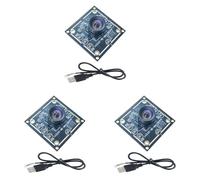 Sxmrmnx 3 módulos de cámara OV9732 de 1 MP de 100 grados, 1280 x 720, 30 FPS con cable de 3 metros, enfoque manual del controlador