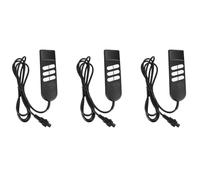 Sxmrmnx 3 sillas reclinables eléctricas, 6 botones, 5 pines, interruptor de mano para electrodomésticos, sillas reclinables ajustables