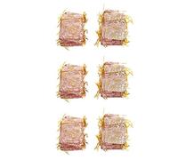 Sxmrmnx 300 bolsas de organza rosa de 7 x 9 cm con cordón para regalo, para joyas, bodas, , color rosa