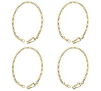 Sxmrmnx 4 de reloj de bolsillo retro antiguas y vintage doradas, dorado