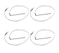 Sxmrmnx 4 varillas de 6 cuerdas de alta sensibilidad para puente de guitarra acústica, varilla de metal piezoeléctrico, accesorios para guitarra folclórica