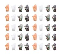 Sxmrmnx 40 púas de dedo pulgar para guitarra de celuloide mediador para guitarra acústica eléctrica grosor