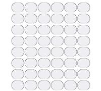 Sxmrmnx 48 almohadillas de gel para amortiguadores de tambor, silenciadores de tambor suaves, almohadillas de gel amortiguadoras de tambor (transparente)