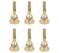 Sxmrmnx 6 boquillas de cobre para trombón alto, 6,5 AL, color dorado