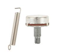 Sxmrmnx A500K OHM Potenciómetro de volumen para guitarra con 3 resortes de tensión de puente de trémolo de acero para guardabarros