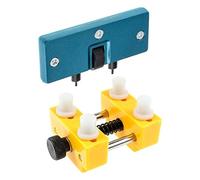 Sxmrmnx Abridor ajustable para relojes, herramienta de reparación de y abridor de caja de reloj, herramienta de reparación de soporte de reparación, amarillo