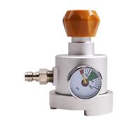 Sxmrmnx Adaptador de llenado de aire comprimido de CO2, cilindro de gas, adaptador de estación de llenado de CO2 para cilindro con manómetro C