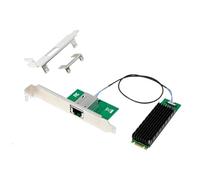 Sxmrmnx Adaptador de red M.2 B+M 10G integrado de industrial AQC107, puerto eléctrico único, 10G, control industrial, servidor, de control, tarjeta de red de servidor