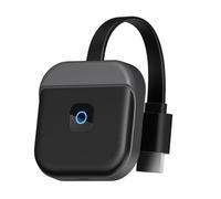 Sxmrmnx Adaptador de TV inalámbrico con pantalla WiFi 5G, compatible con proyector de pantalla de TV inteligente 4K 1080P, color negro