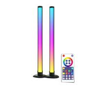 Sxmrmnx Barra de luz LED de escritorio de 10 W, Bluetooth, control inteligente por aplicación, USB, sincronización de música, luz LED para sala de juegos