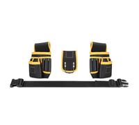Sxmrmnx Bolsa de herramientas de cintura para electricista, impermeable, tela Oxford, bolsa de cinturón para sostener taladro, llave de taladro y destornillador